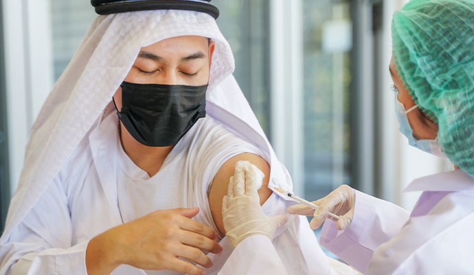 Must get covid vaccination on arrival in Saudi Arabia
